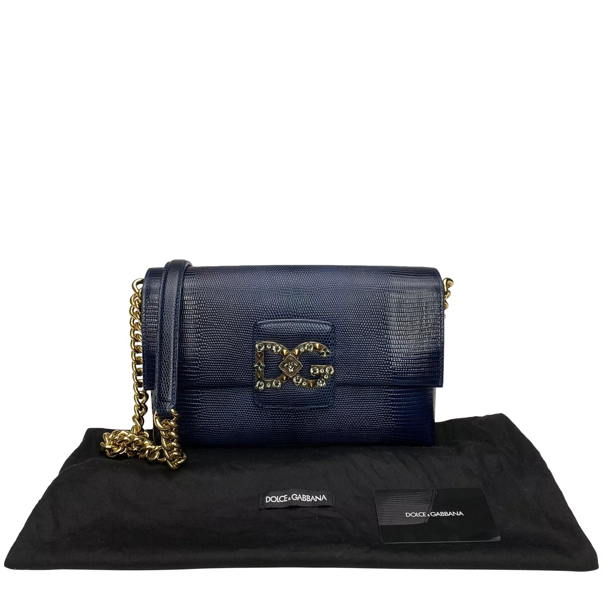 Bolsa Dolce & Gabbana DG Millennials Couro Azul
