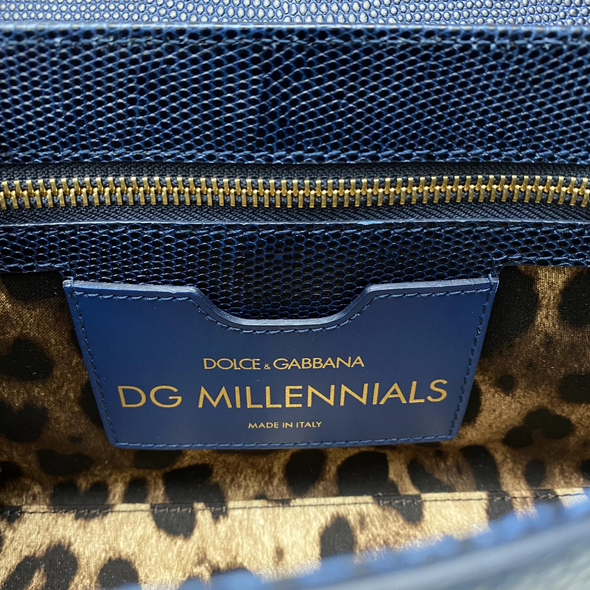 Bolsa Dolce & Gabbana DG Millennials Couro Azul