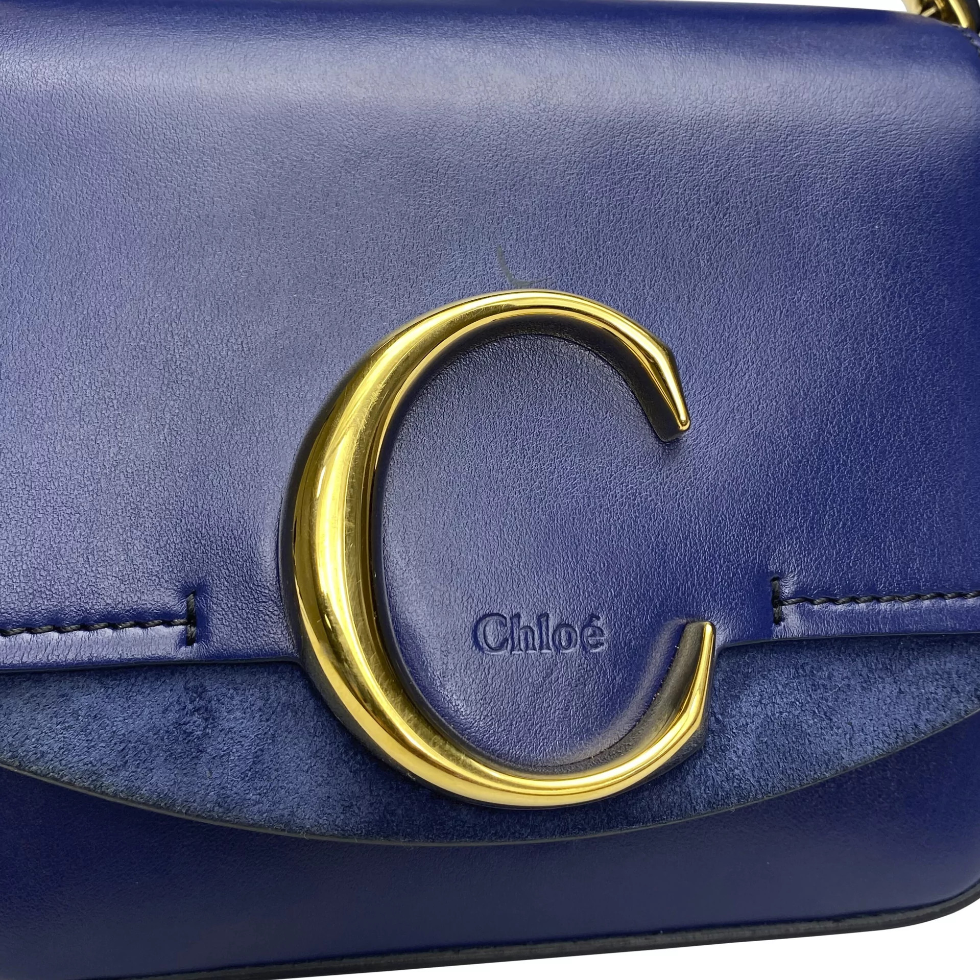 Bolsa Chloe C MIni Azul