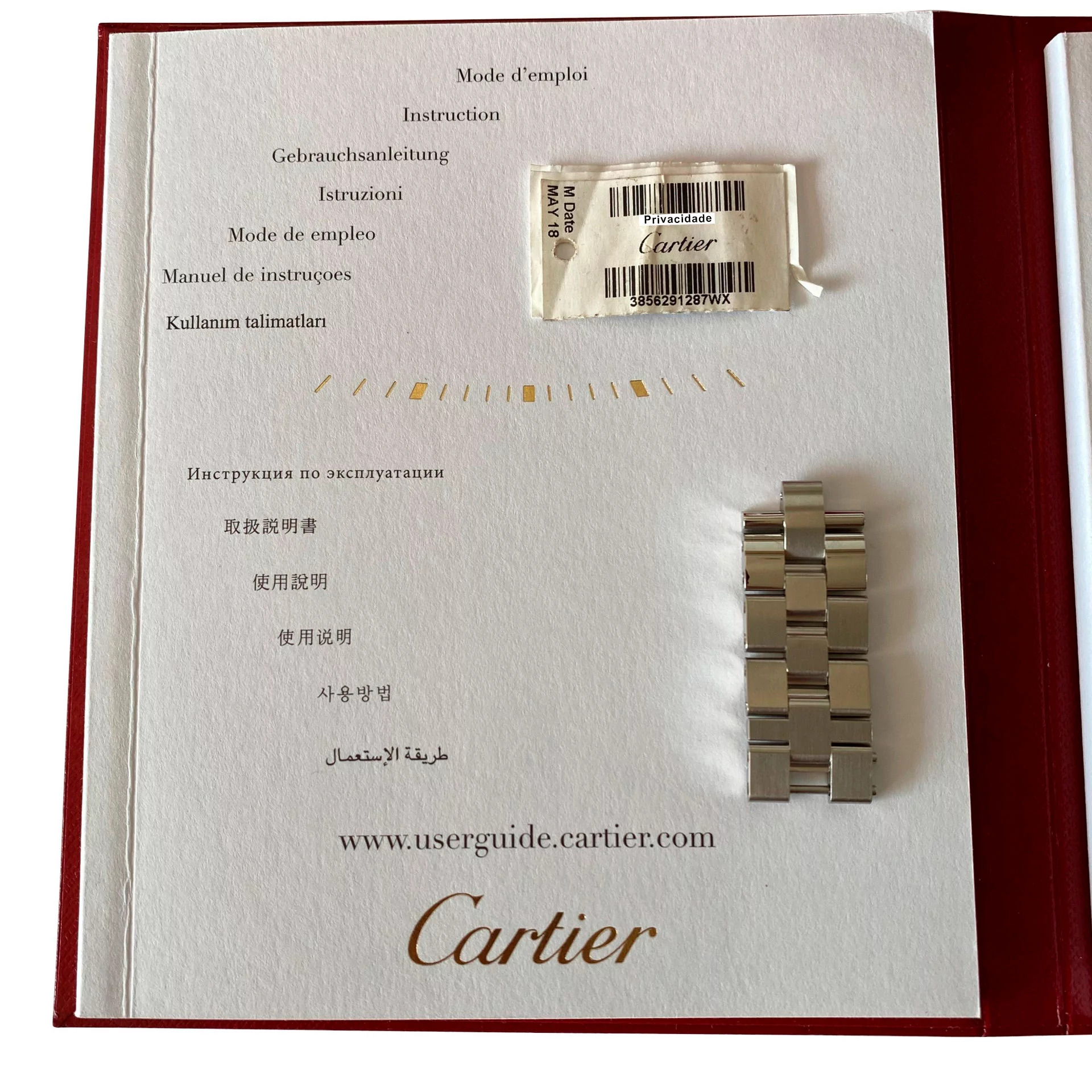 Relógio Cartier Clé de Cartier - 35 mm