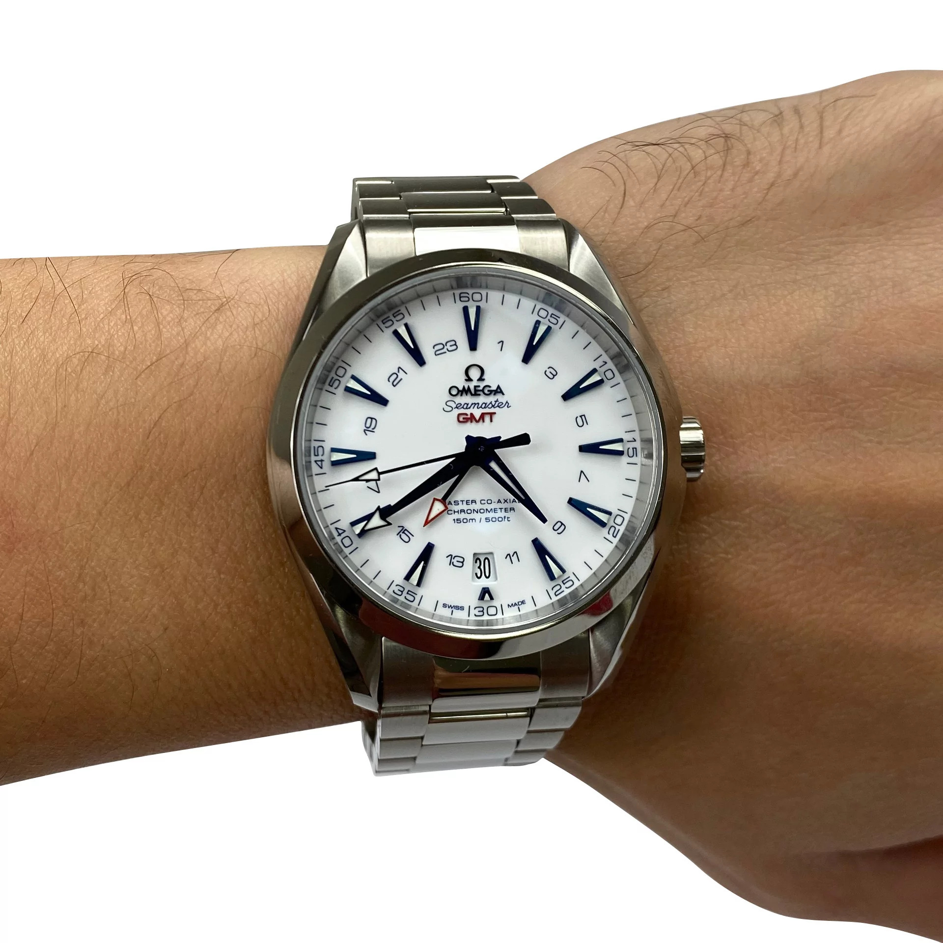 Relógio Omega Seamaster Aqua Terra Master Co-Axial GMT