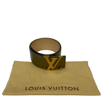 Cinto Louis Vuitton LV Initiales Cinza