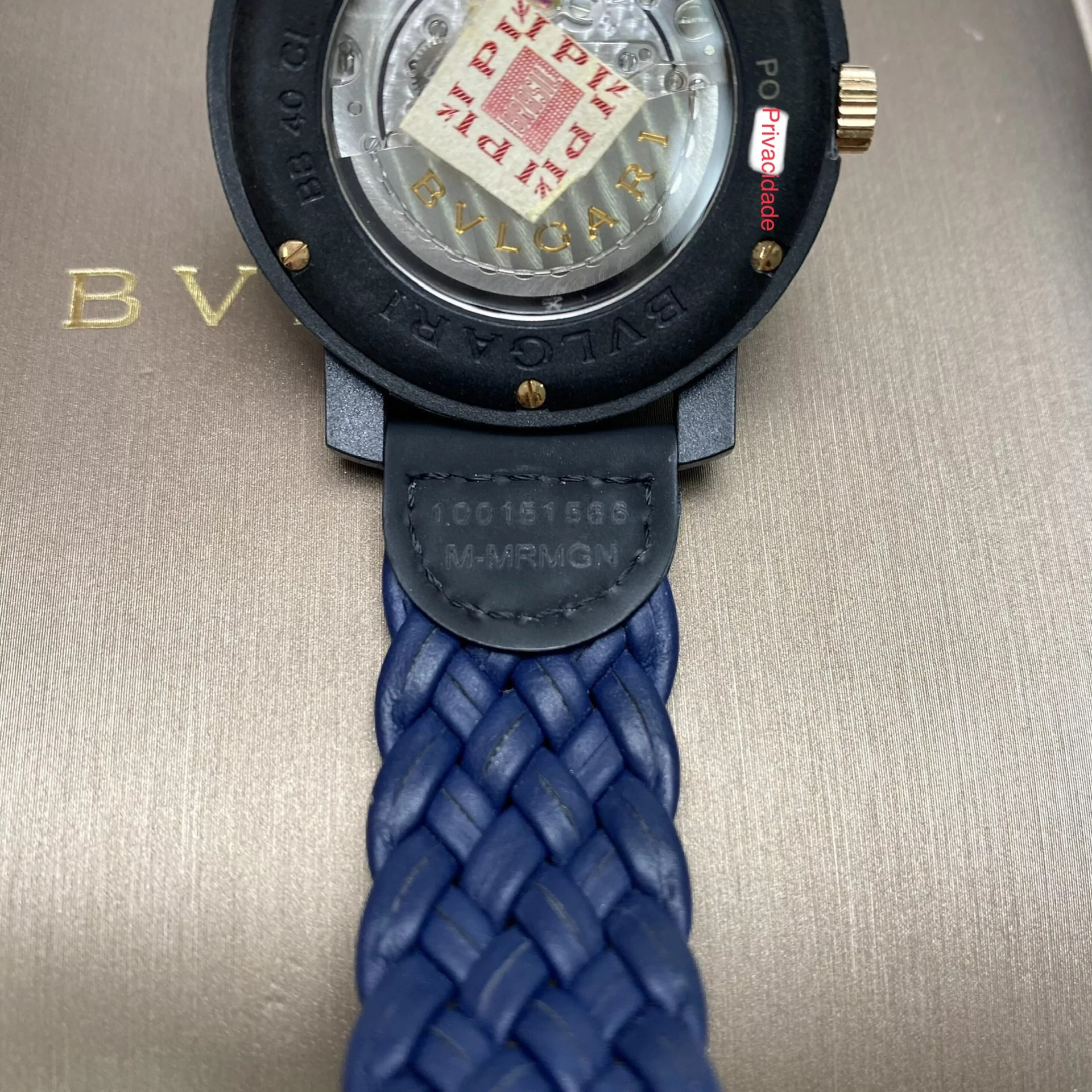 Relógio Bvlgari Carbon Gold