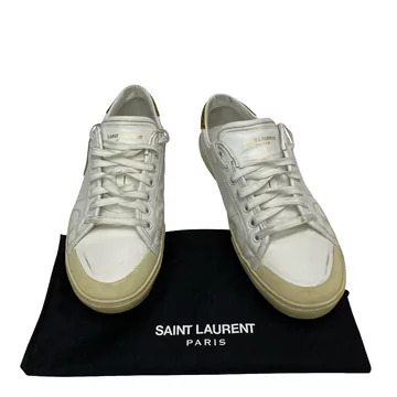 Tênis Saint Laurent Couro Branco
