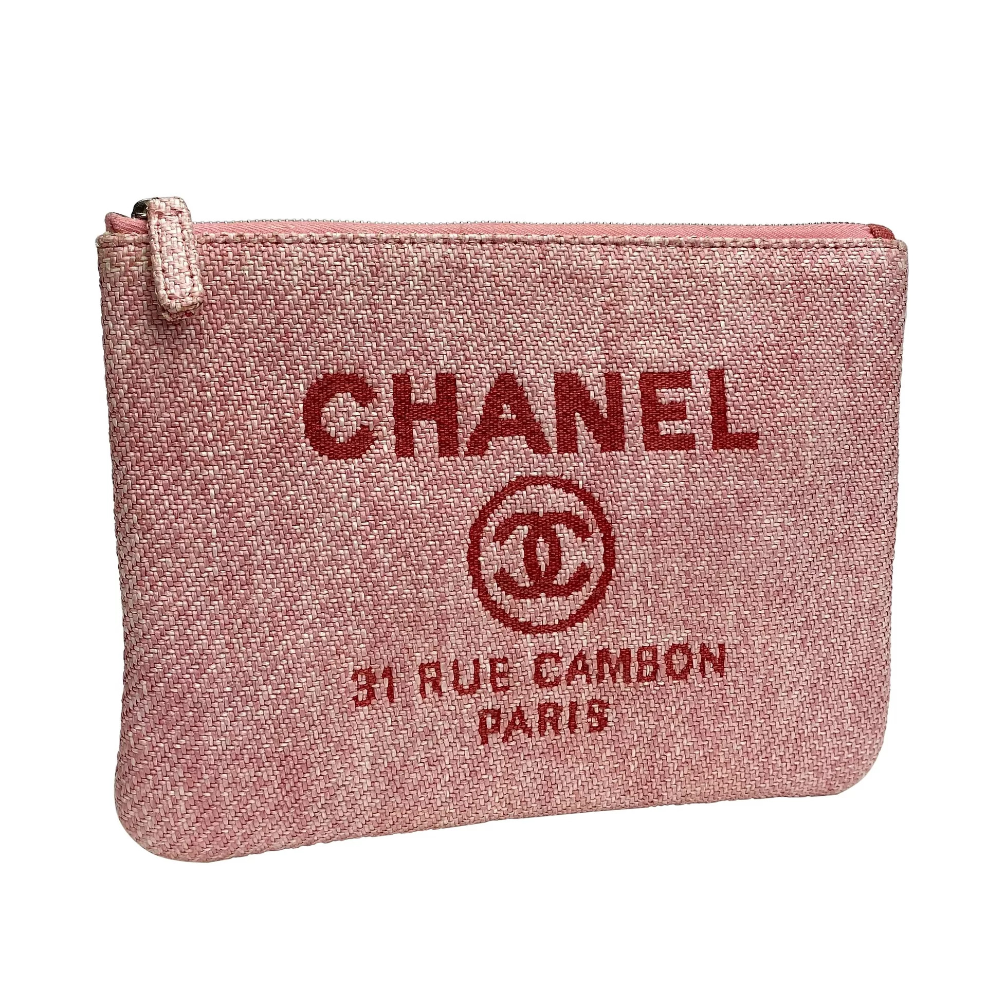 Bolsa Chanel Deauville Pouch Rosa