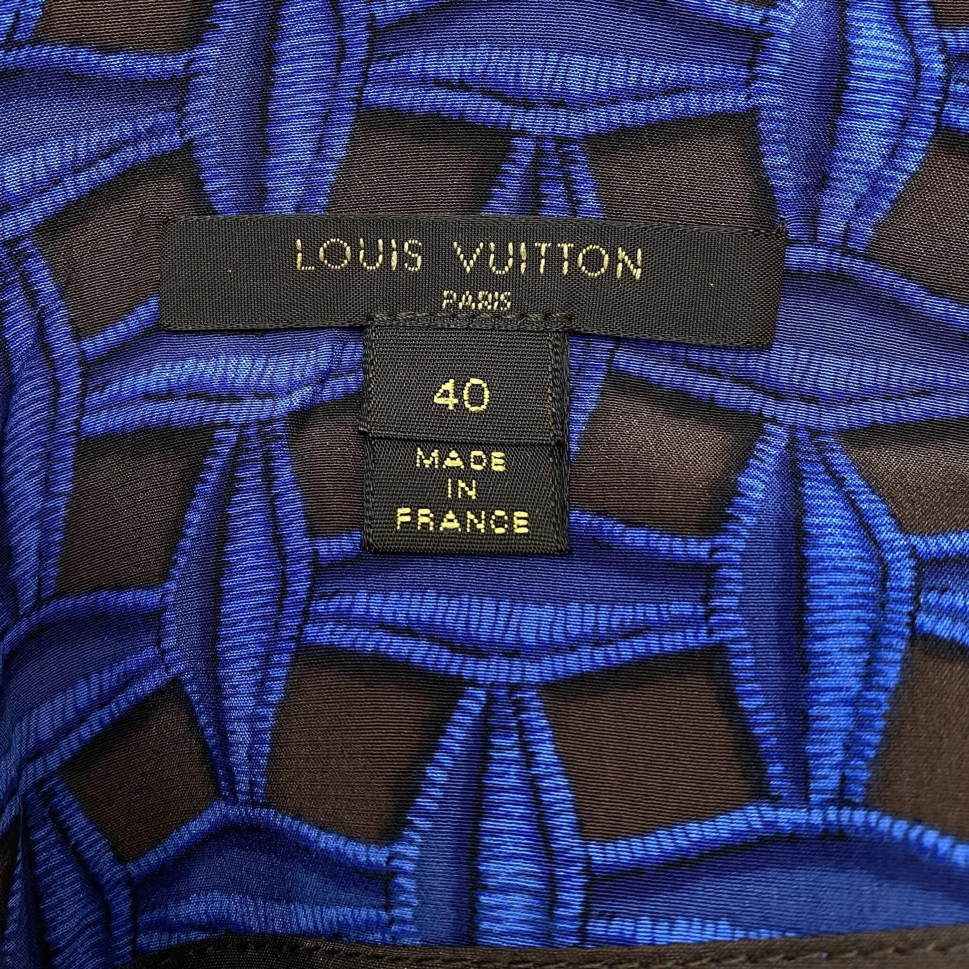 Vestido Louis Vuitton em Seda