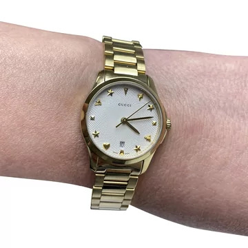 Relógio Gucci Feminino Aço Dourado