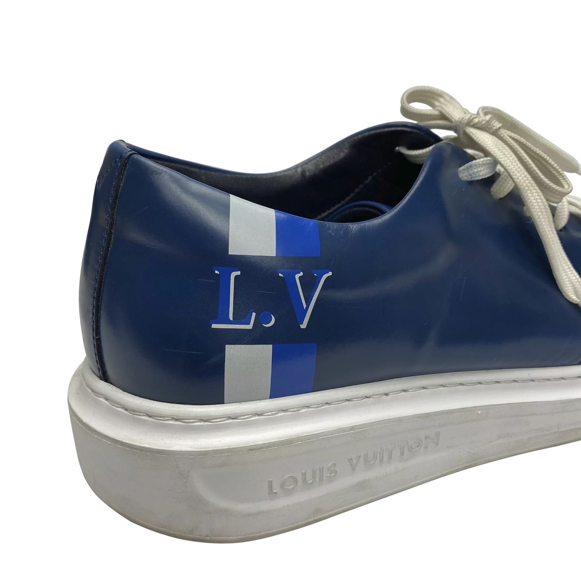 Sneackers Louis Vuitton Couro de Vitelo